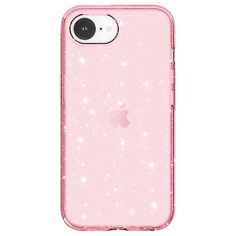 EIDERWOOD iPhone 17e / 16e Hybrid Glitter Plast Deksel - MagSafe Kompatibel - Rosa