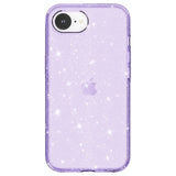 EIDERWOOD iPhone 17e / 16e Hybrid Glitter Plast Deksel - MagSafe Kompatibel - Lilla