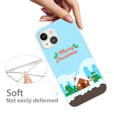 iPhone 14 TPU Plast Jul Deksel - Julehus
