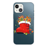 iPhone 14 TPU Plast Jul Deksel - Julestrømpe