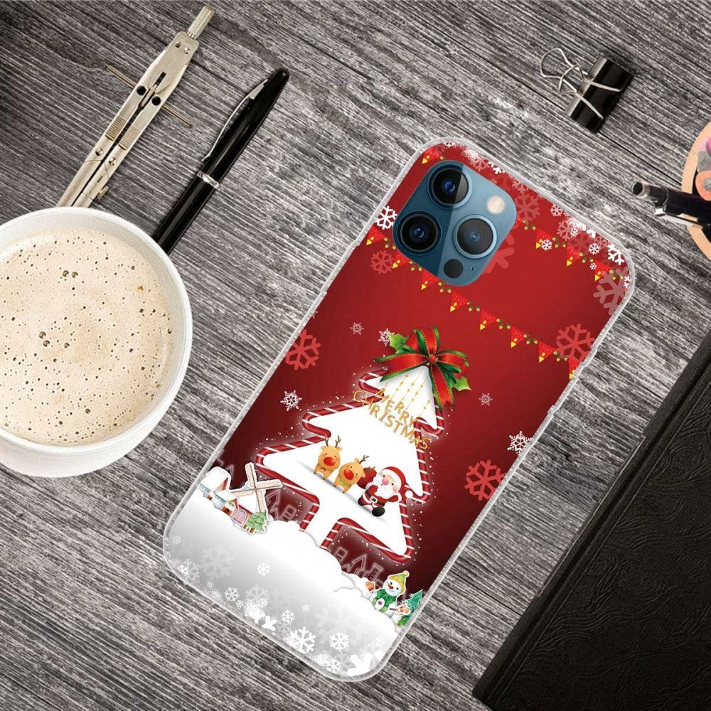 iPhone 14 Pro Max TPU Plast Jul Deksel - Juletre