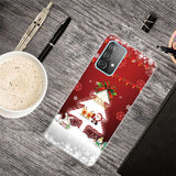 Samsung Galaxy A53 (5G) TPU Plast Jul Deksel - Merry Christmas - Juletre og Snøflak
