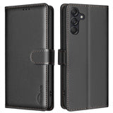 Samsung Galaxy A26 (5G) BINFEN Kunstskinn Flip Deksel m. RFID Blokkering - Svart