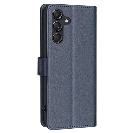 Samsung Galaxy A56 (5G) BINFEN Kunstskinn Flip Deksel m. RFID Blokkering - Blå