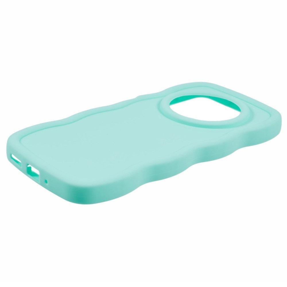EIDERWOOD Xiaomi Redmi 14C Fleksibelt Plast Wavy Deksel - Blå