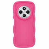 EIDERWOOD Xiaomi Redmi 14C Fleksibelt Plast Wavy Deksel - Pink