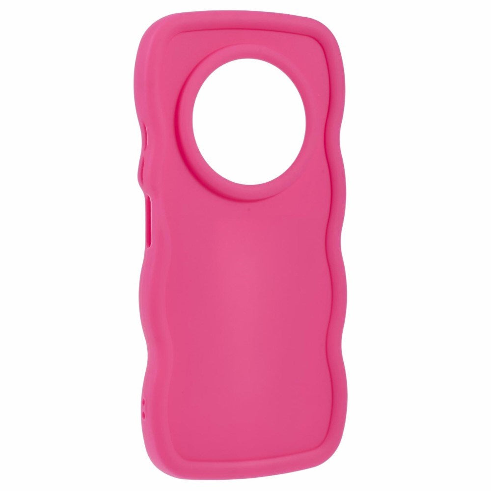EIDERWOOD Xiaomi Redmi 14C Fleksibelt Plast Wavy Deksel - Pink