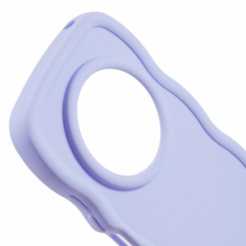 EIDERWOOD Xiaomi Redmi 14C Fleksibelt Plast Wavy Deksel - Lilla