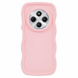EIDERWOOD Xiaomi Redmi 14C Fleksibelt Plast Wavy Deksel - Rosa
