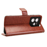 EIDERWOOD Realme GT 7 Pro (5G) Kunstskinn Flip Deksel m. Strop - Brun