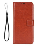 EIDERWOOD Realme GT 7 Pro (5G) Kunstskinn Flip Deksel m. Strop - Brun