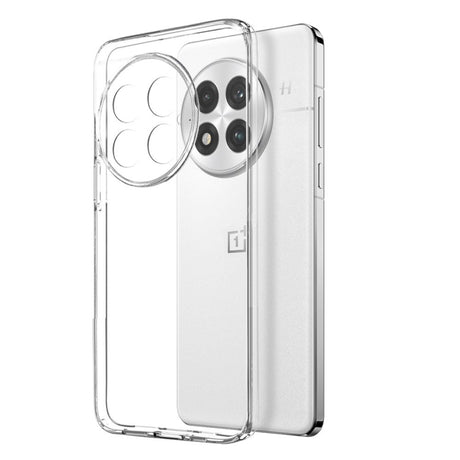 OnePlus 13 2-i-1 Sett Fleksibelt Plast Deksel med Herdet Beskyttelsesglass - Gjennomsiktig