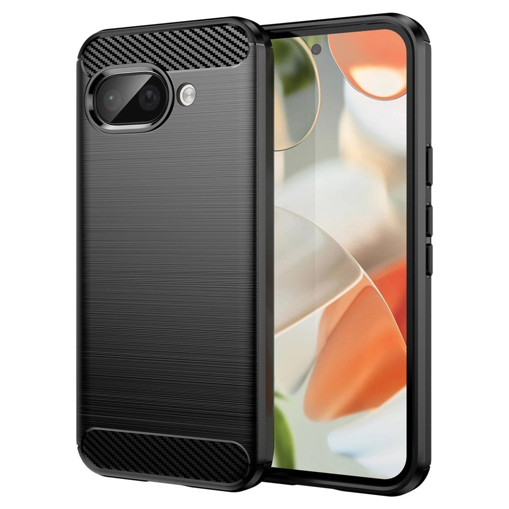 EIDERWOOD Google Pixel 9a Brushed Carbon Deksel - Svart