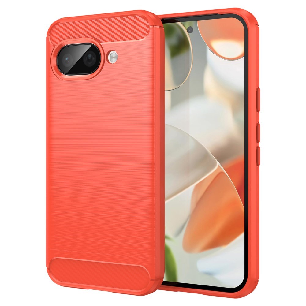 EIDERWOOD Google Pixel 9a Brushed Carbon Deksel - Rød