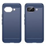 EIDERWOOD Google Pixel 9a Brushed Carbon Deksel - Blå