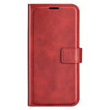EIDERWOOD OnePlus 13 Wallet Flip Deksel i Læder med Pung - Rød