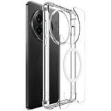 IMAK OnePlus 13 Hybrid Plast Deksel - MagSafe Kompatibel - Gjennomsiktig / Hvit