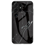 EIDERWOOD Samsung Galaxy S25 Ultra Hybrid Marmor Deksel m. Glass Bakside - Svart