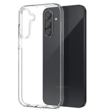 Samsung Galaxy A56 (5G) 2-i-1 Fleksibelt Plast Deksel & Herdet Skjermbeskyttelsesglass - Gjennomsiktig