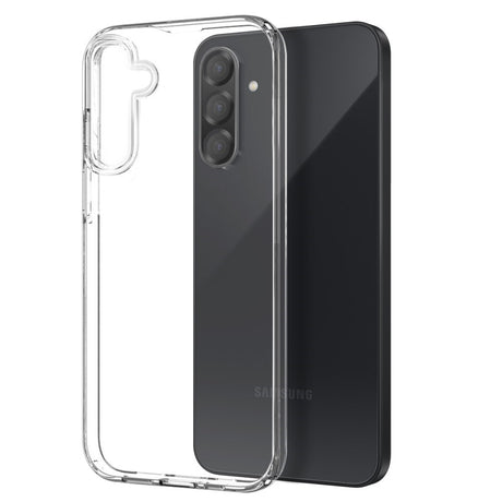 Samsung Galaxy A56 (5G) 2-i-1 Fleksibelt Plast Deksel & Herdet Skjermbeskyttelsesglass - Gjennomsiktig