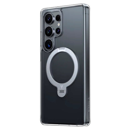 TORRAS Samsung Galaxy S25 Ultra Hybrid Deksel m. Kickstand - MagSafe Kompatibel - Gjennomsiktig