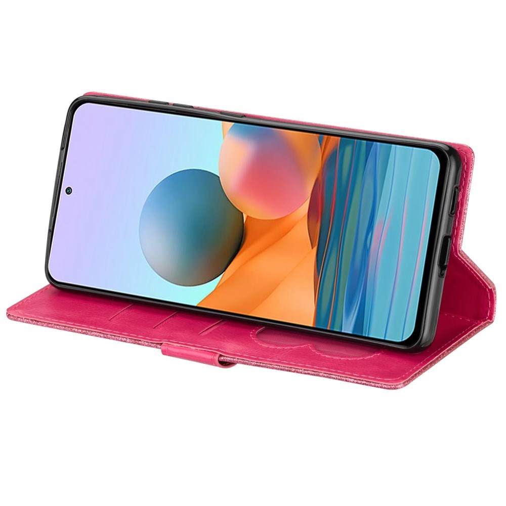 EIDERWOOD Samsung Galaxy A56 (5G) Glitter Flip Deksel m. Glidelåslomme & Ståfunksjon - Pink