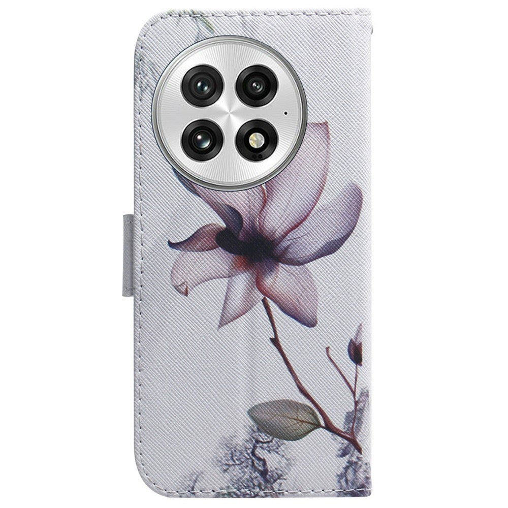 EIDERWOOD OnePlus 13 Kunstskinn Flip Deksel m. Motiv - Blomst