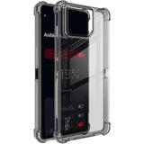 Asus ROG Phone 9 (5G) / 9 Pro (5G) - IMAK Fleksibelt Plast Bak Deksel - Gjennomsiktig / Svart