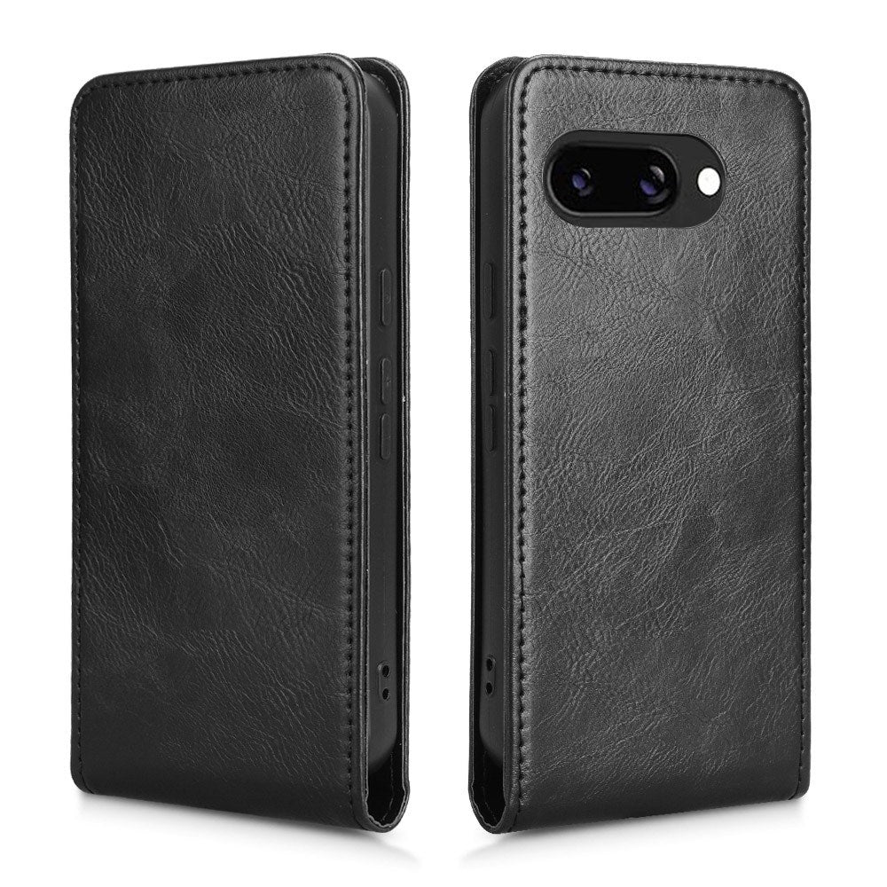 EIDERWOOD Google Pixel 9a Kunstskinn Flip Deksel m. Kortlomme - Svart
