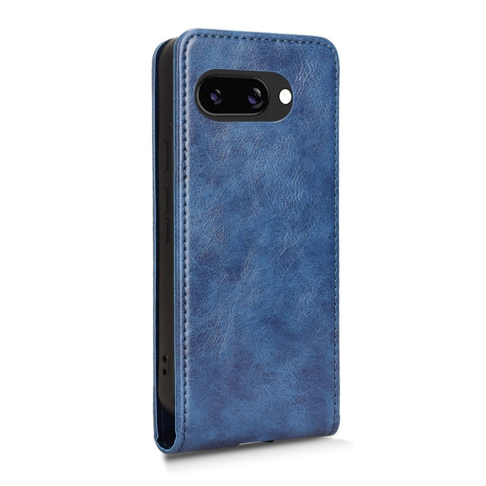 EIDERWOOD Google Pixel 9a Kunstskinn Flip Deksel m. Kortlomme - Blå