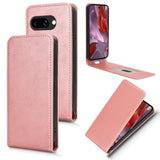EIDERWOOD Google Pixel 9a Kunstskinn Flip Deksel m. Kortlomme - Rosa