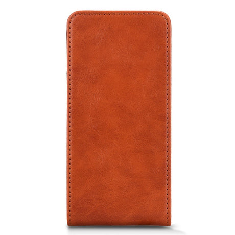 EIDERWOOD Google Pixel 9a Kunstskinn Flip Deksel m. Kortlomme - Oransje