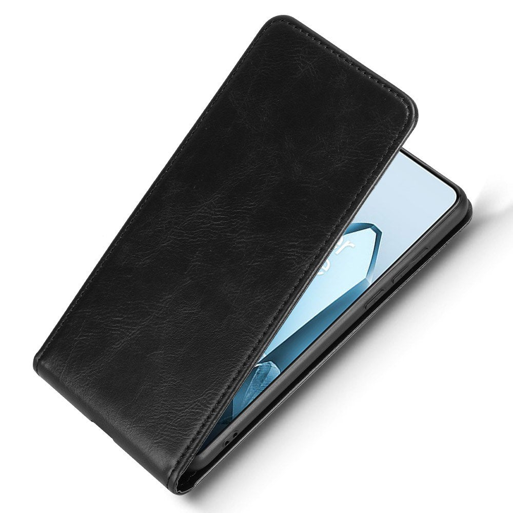 EIDERWOOD OnePlus 13 Kunstskinn Flip Deksel m. Kortlomme - Svart