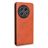 EIDERWOOD OnePlus 13 Kunstskinn Flip Deksel m. Kortlomme - Oransje