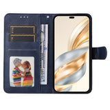 EIDERWOOD Honor Magic7 Lite Kunstskinn Flip Deksel m. Stropp - Blå