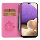 EIDERWOOD Samsung Galaxy S25+ (Plus) Kunstskinn Flip Deksel m. Uglemotiv - Rosa
