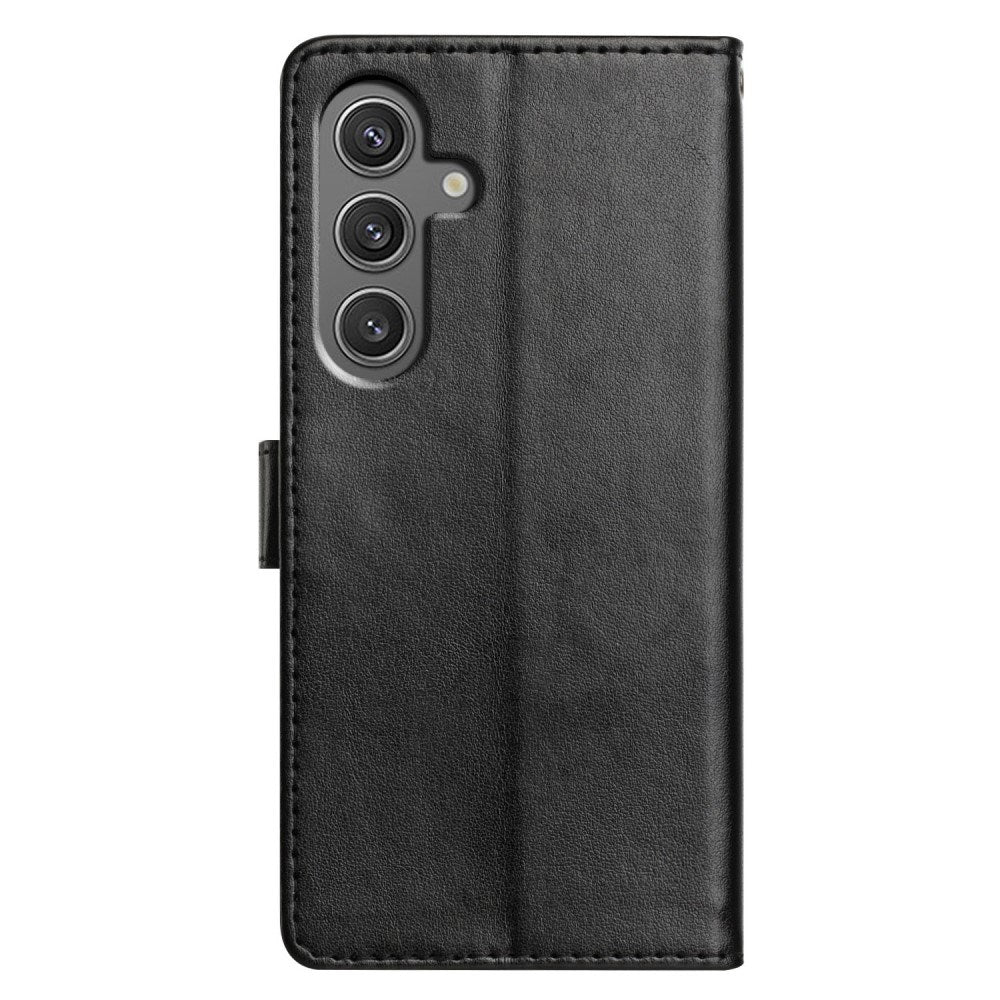 EIDERWOOD Samsung Galaxy A56 (5G) Kunstskinn Flip Deksel m. Strop - Svart