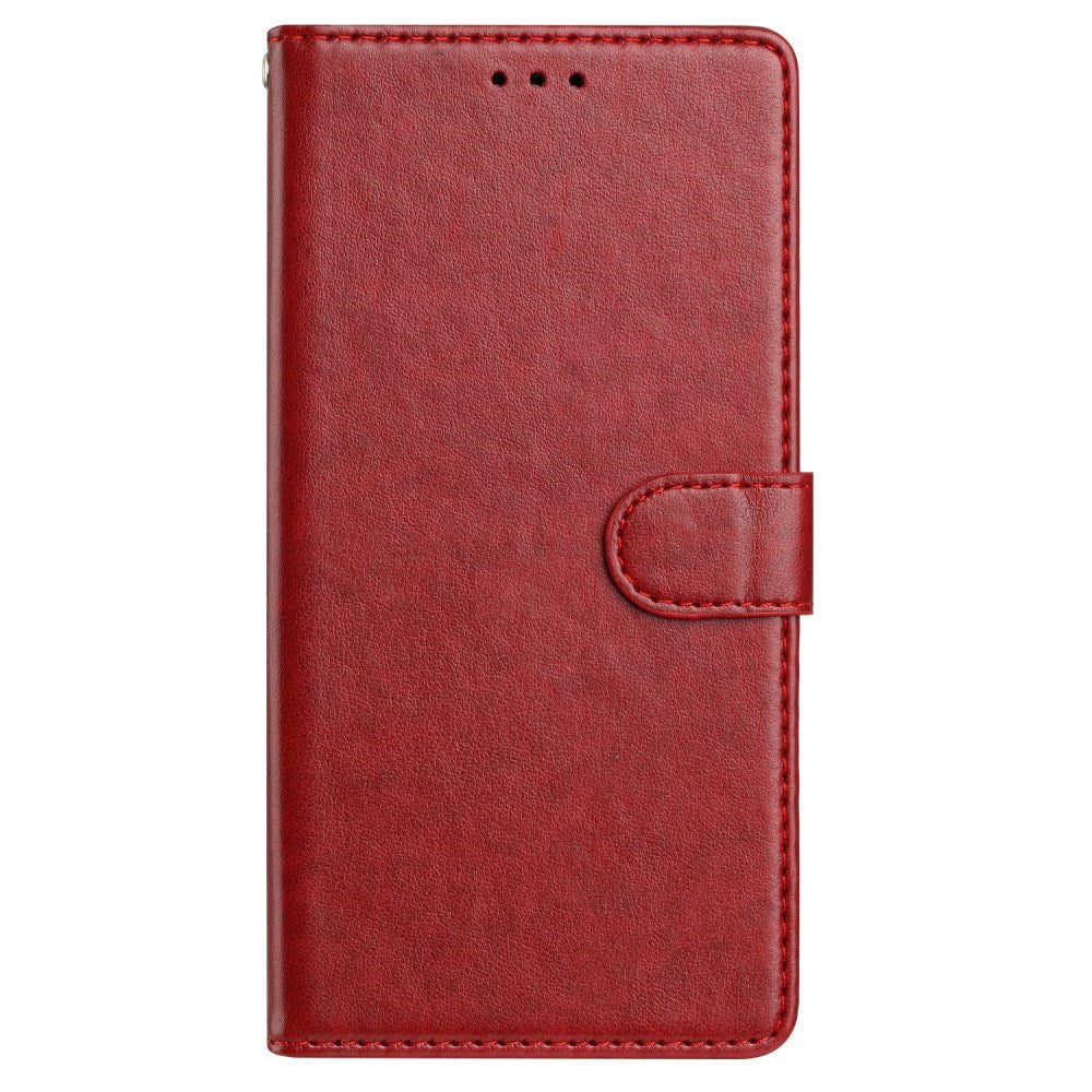 EIDERWOOD Samsung Galaxy A56 (5G) Kunstskinn Flip Deksel m. Strop - Rød