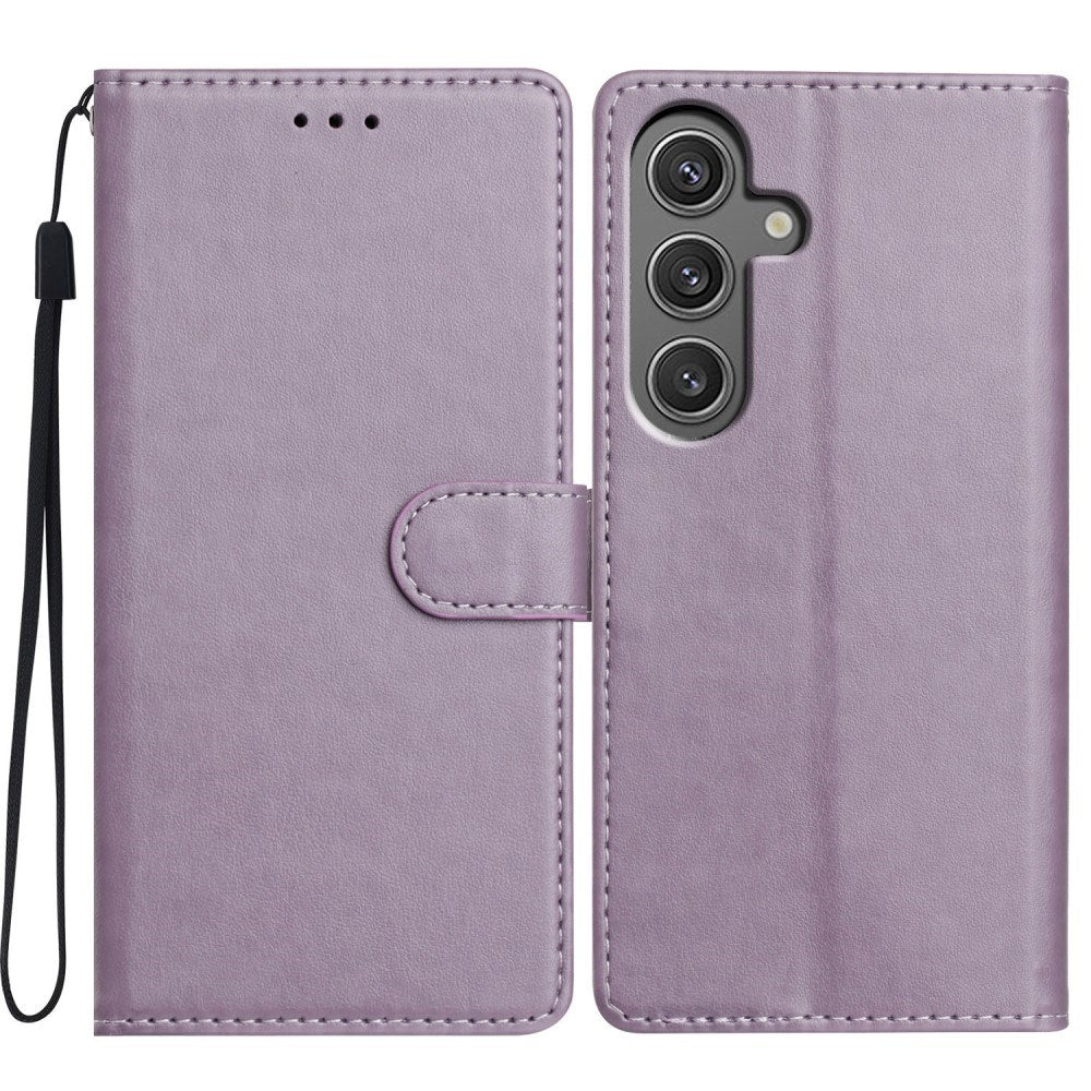 EIDERWOOD Samsung Galaxy A56 (5G) Kunstskinn Flip Deksel m. Strop - Lilla
