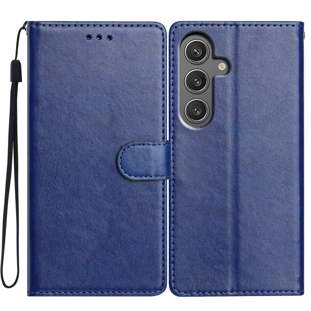 EIDERWOOD Samsung Galaxy A56 (5G) Kunstskinn Flip Deksel m. Strop - Blå