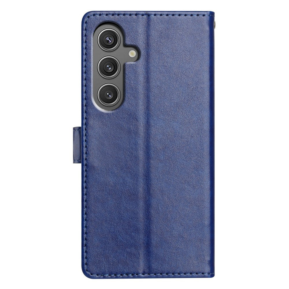 EIDERWOOD Samsung Galaxy A56 (5G) Kunstskinn Flip Deksel m. Strop - Blå