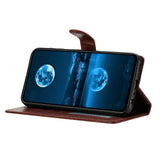 EIDERWOOD Samsung Galaxy A56 (5G) Kunstskinn Flip Deksel m. Strop - Brun