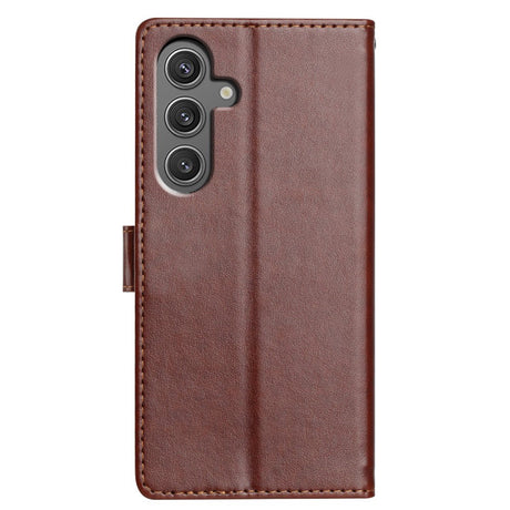 EIDERWOOD Samsung Galaxy A56 (5G) Kunstskinn Flip Deksel m. Strop - Brun