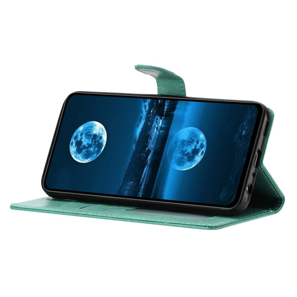 EIDERWOOD Samsung Galaxy A56 (5G) Kunstskinn Flip Deksel m. Strop - Grønn
