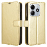 EIDERWOOD Xiaomi Redmi Note 14 (5G) Kunstskinn Flip Deksel m. Strop - Guld