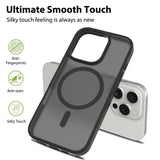 EIDERWOOD iPhone 16 Pro Matt Hybrid Deksel - MagSafe Kompatibel - Svart / Gjennomsiktig