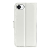 EIDERWOOD iPhone 17e / 16e Kunstskinn Flip Deksel m. Kortholder & Ståfunksjon - Hvit