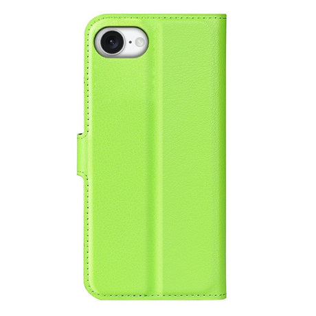 EIDERWOOD iPhone 17e / 16e Kunstskinn Flip Deksel m. Kortholder & Ståfunksjon - Grønn