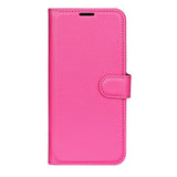 EIDERWOOD iPhone 17e / 16e Kunstskinn Flip Deksel m. Kortholder & Ståfunksjon - Pink