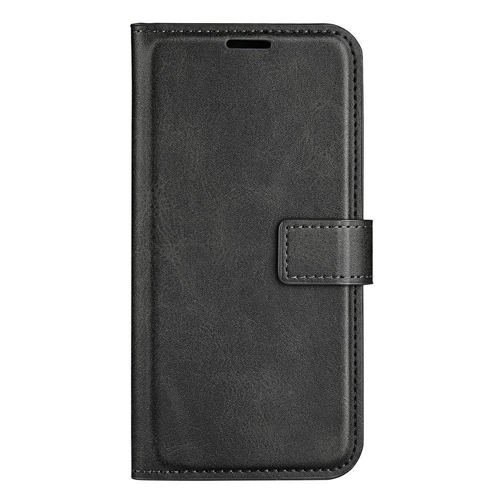 EIDERWOOD iPhone 17e / 16e Kunstskinn Flip Deksel - Svart